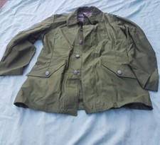 Original Schwedische Feldjacke M59 Armeejacke Outdoorjacke oliv TOP