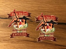 2x Girl Aufkleber Pinup La