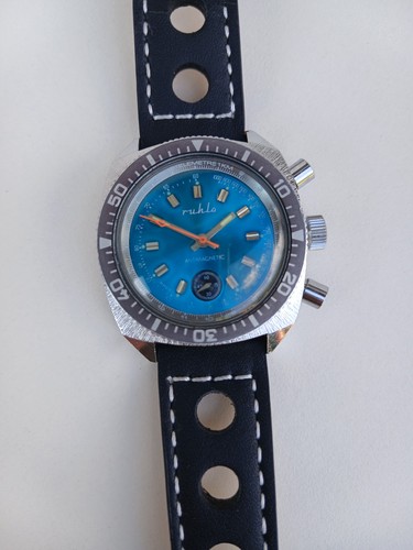 Vintage men wrist watch ruhla - wrist,