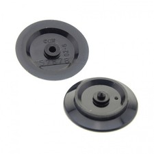 2x Lego Eisenbahn Rad schwarz