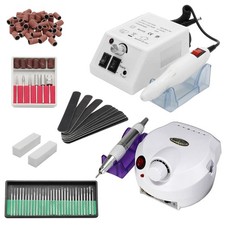 Elektrische Nagelfräser Maniküre Profi Für Gel Nägel NAIL ART Set Fräser Feile