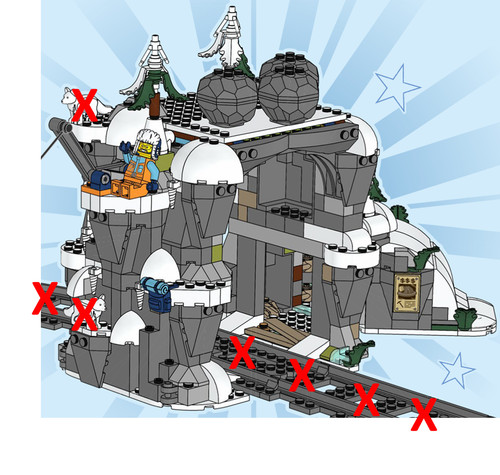 Lego bergwerk inkl - bergwerk, 1