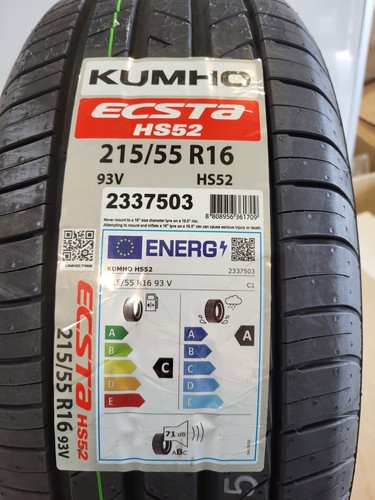 Kumho ecsta hs52 215 - kumho, r16