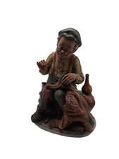 Royal Meridian Figur Schneider auf Bank 22cm Vintage Porzellan Deko Rar Sammler