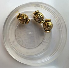 Metallperlen gold/altgold verschiedene Form RicoDesign Schmuck und Deko AUSWAHL