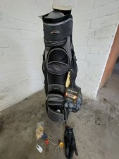 Golfausrüstung Herren, Inkl. Golfbag, Trolley, 50 Bälle, 15 Eisen (komplett Set)