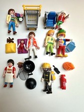 Playmobil 6 Figuren Set Rollstuhl Einkauf Kinderärztin Clown Feuerwehr Grill