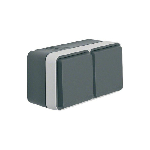 Berker steckdose schuko fach - schuko, 2-fach