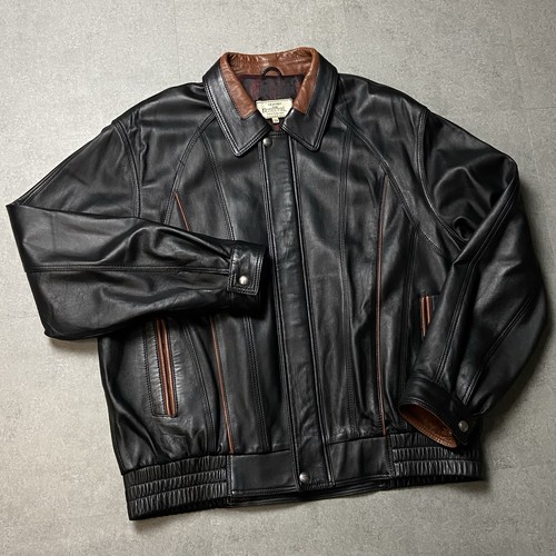 Vintage lammleder lederjacke - lammleder,