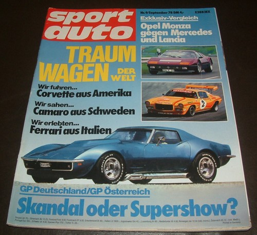 Sport auto opel monza - sport,