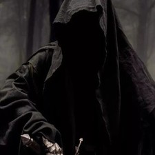 Nazgul Kostüm schwarz Cape Umhang Best Wear Kostüm Ring Wraith Weihnachtsgesc...