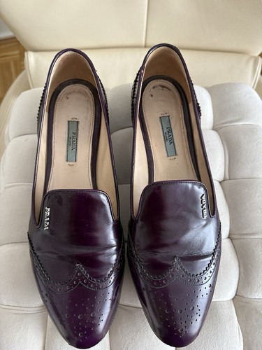 Prada loafer dunkellila gr - prada, dunkellila,