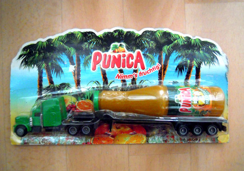 Werbetruck punica selten - werbetruck,