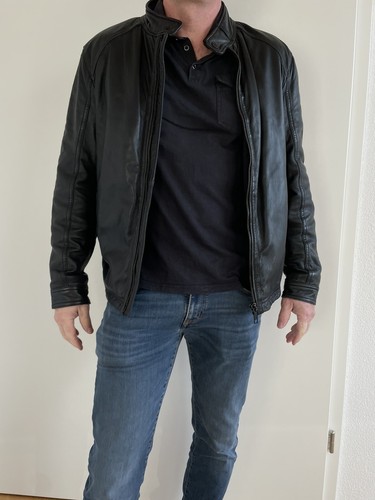 Strellson lederjacke herren - ,