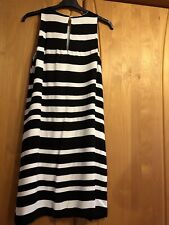 Leichtes Sommerkleid von Hallhuber,schwarz-weiß gestreift…Knielang 