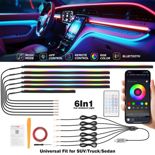 Led rgb - 6x,