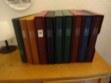 10 x Lindner Ringbinder ( 7x mit Schuber )