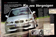 Sport Auto 09/2002 BMW 325ti compact E46 ACS3 C30 von AC Schnitzer mit 295PS im