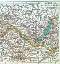 Alte Lithographie, Sibirien