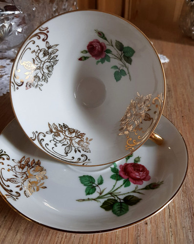 Kaffee tee tasse gold und - kaffee,
