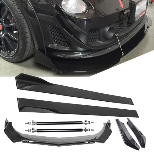 Carbon fiber front bumper - fiber,