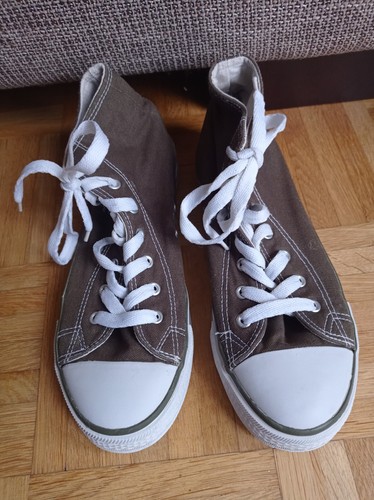 Stoffschuhe wie chucks olive - stoffschuhe,