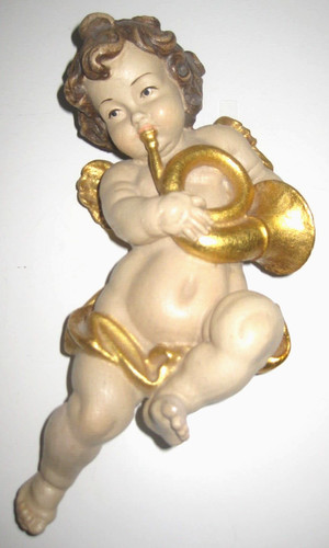 Holzfigur geschnitzt engel - geschnitzt,,