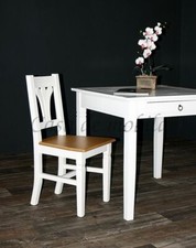 Massivholz Stuhl 2farbig Honig