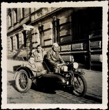 Foto Motorrad mit Beiwagen -