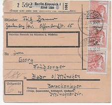 Paketkarte von