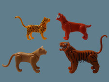 Playmobil Leopard Puma Tiger Säbelzahntiger Tiere Tier Auswahl uvm Zoo Steinzeit