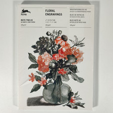 Floral Engravings A5 Note Pad
