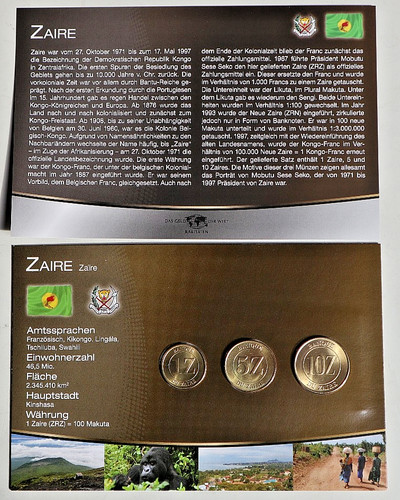 Zaire kms - zaire, (kongo):