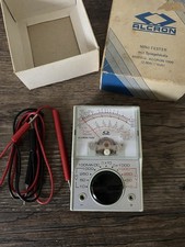 Alcron Analog Multimeter Minitester mit Spiegelskala Alt Sammler OVP