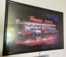 Großes leuchtbild rosie s - leuchtbild, "rosie's