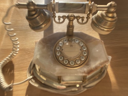 Retro astral telefon grün - retro,