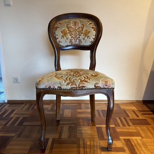 Vintage polsterstuhl holz - vintage,