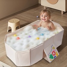 Faltbare Baby Badewanne Babywanne Kinder Reisebadewanne Praktisch Klappbar