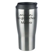 Personalisierter Thermobecher mit Gravur "To go" Kaffeebecher mit Name