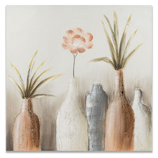Wandbild Vasen mit Blumen B