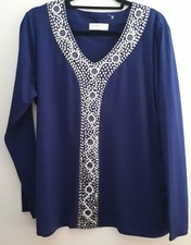 Judith Williams Traumhafte Da.Bluse Tunika Pullover Blau GR:44 NP:⚠️s.MAß!Neu