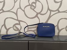 Original Michael Kors Handtasche Tasche Crossbody Bag Mini Blau Royalblau Gold
