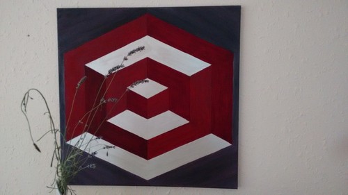 Mittelgroßes bild 60x60 öl - 60x60,
