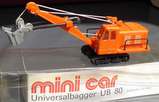 MINICAR 1029/1 H0 DDR Universalbagger UB 80 Löffelbagger neuwertig 1/87 Espewe