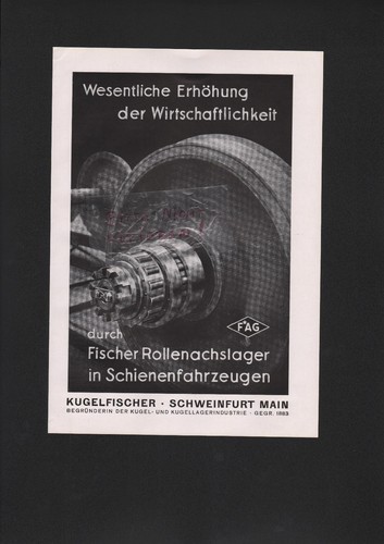 Schweinfurt werbung 1935 - schweinfurt,,