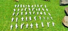 50 Stück Modell Figuren weiß