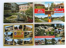 Postkarten Lot Bad Bramstedt Schleswig-Holstein 4 x Ansichtskarten gestempelt