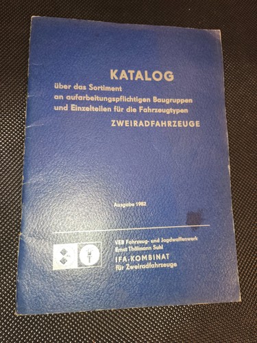 Simson katalog - katalog, mz
