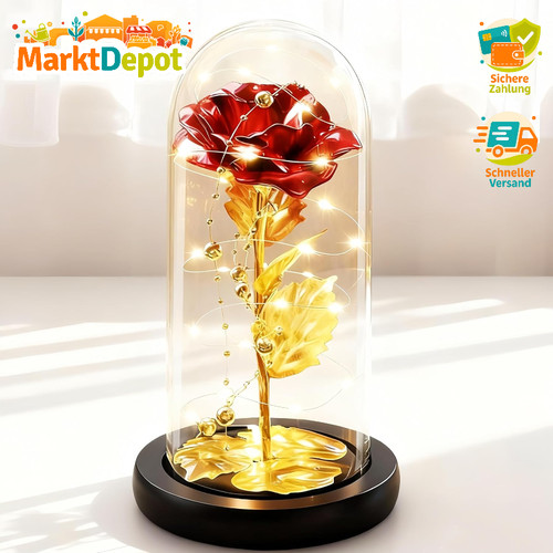 Ewige rose glas - im,