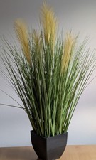 Großes Pampasgras künstlich im Topf Kunstpflanze Gräser Dekogras 100 cm